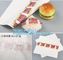 New Waterproof Craft Color Print Gift Wrap A4 Fast Food Sandwich Products Wrapping Kraft Paper, supplier
