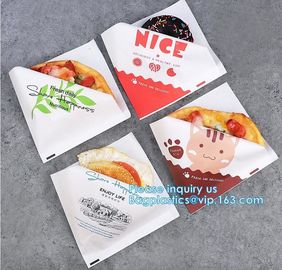 grease proof paper wrap with both ends sealed for deli food, sandwich,lined burger/sandwich wrap paper,BAGPLASTICS, PAC supplier