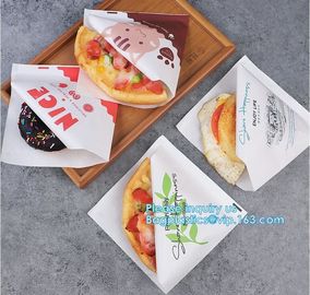 grease proof paper wrap with both ends sealed for deli food, sandwich,lined burger/sandwich wrap paper,BAGPLASTICS, PAC supplier