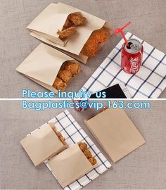 fried chicken hamburger fast food packaging wrapped bag plastic paper wholesale disposable custom printing,Deli food pac supplier