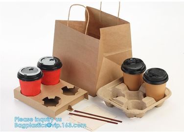 kraft paper shopping bag with cotton handle,Brown Kraft Paper Bags For Shopping Merchandise Party Gift Bags, bagease pac supplier