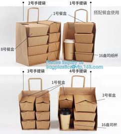 Custom Logo Printed Grocery Packaging Craft Brown Kraft Paper Shopping Bag with Handle,Kraft Paper Shopping Bag , Paper supplier