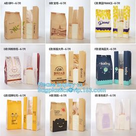 FDA food grade custom printed clear plastic bread bags,Food Grade Side Gusset Brown Paper Bread Bag,Custom Printed Bread supplier