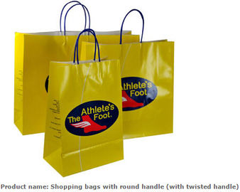 Luxury Paper Gift Bags Paper Carrier Bag Party Bag with Handles,Low Cost Ribbon Handle Gift Carrier Custom Made Design L supplier