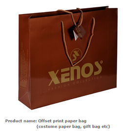 Luxury Paper Gift Bags Paper Carrier Bag Party Bag with Handles,Low Cost Ribbon Handle Gift Carrier Custom Made Design L supplier