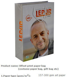 Low Cost Ribbon Handle Gift Carrier Custom Made Design Logo Luxury wholesale paper shopping bag wholesale promotional ec supplier