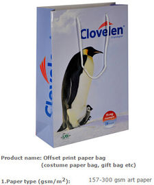 Low Cost Ribbon Handle Gift Carrier Custom Made Design Logo Luxury wholesale paper shopping bag wholesale promotional ec supplier