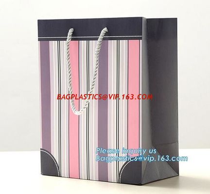 Eco friendly bank famous brand paper luxury carrier bag,Luxury Custom Shopping Rope Handle Paper Carrier Bag, bagease supplier