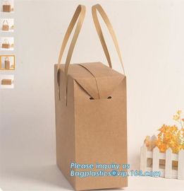 Low Cost Ribbon Handle Gift Carrier Custom Made Design Logo Print Luxury Paper Shopping Bag,carrier colourful Paper Bags supplier