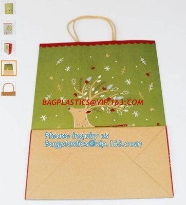 Luxury Black Paper Gift Bags Paper Carrier Bag Party Bag with RibbonHandles,Luxury Paper Carrier Bag Wholesale Kraft Pap supplier