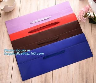 Recyclable Luxury Style Shopping Handle Paper Carrier Bags,luxury paper carrier bag wholesale paper bags with handle supplier