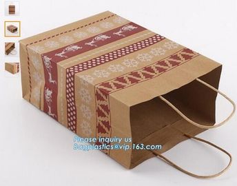 LASER laminated carrier Luxury paper hand bag,Kraft Paper Bag with Handle for Gift Wholesale,Matt Gold Shopping Retail P supplier