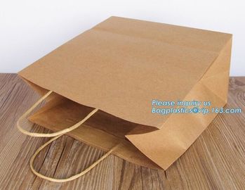 LASER laminated carrier Luxury paper hand bag,Kraft Paper Bag with Handle for Gift Wholesale,Matt Gold Shopping Retail P supplier