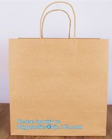 LASER laminated carrier Luxury paper hand bag,Kraft Paper Bag with Handle for Gift Wholesale,Matt Gold Shopping Retail P supplier