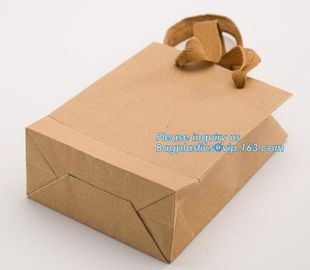 Fast Delivery Custom Made Luxury Printed Paper Bags,Recycled Custom Logo Printed Shopping Packaging Craft Brown Kraft Pa supplier