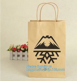 Cheap small paper gift bags Promotional Luxury OEM Design Gold Foil Logo Wedding Custom Paper Gift Bag with Ribbon PACK supplier