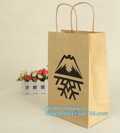 Cheap small paper gift bags Promotional Luxury OEM Design Gold Foil Logo Wedding Custom Paper Gift Bag with Ribbon PACK supplier