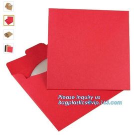 Custom wedding invitation fancy kraft paper foil envelopes,Art Paper Envelopes Customized Gold Foil Stamping Thank You C supplier
