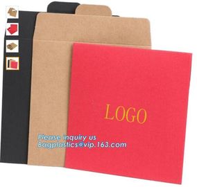 Custom wedding invitation fancy kraft paper foil envelopes,Art Paper Envelopes Customized Gold Foil Stamping Thank You C supplier
