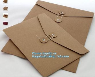 Custom fancy paper envelope food packaging envelope business envelopes with self adhesive,a3 a4 a7 gold brown shipping k supplier
