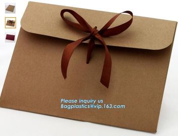 Custom fancy paper envelope food packaging envelope business envelopes with self adhesive,a3 a4 a7 gold brown shipping k supplier