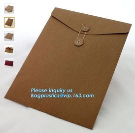 Customized logo paper envelope for plastic card from China supplier,Customized Kraft Paper Antique Envelop Mailer Envelo supplier