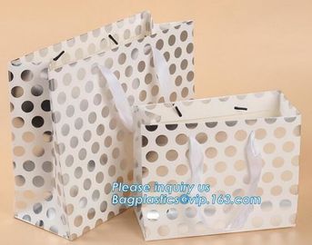 Custom shopping printed carrier handle luxury cheap white kraft logo small wine bottle food jewelry paper gift packaging supplier