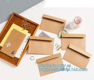 Peel and Seal Paper Envelopes for Small Parts Cash Jewelry,custom logo fancy paper envelope for invitation letter, bagea supplier