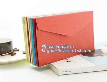 Wholesale custom 4X6 greeting cards 100 pack V flap brown kraft paper A6 envelopes,private label brown kraft paper envel supplier