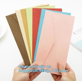 Wholesale custom 4X6 greeting cards 100 pack V flap brown kraft paper A6 envelopes,private label brown kraft paper envel supplier