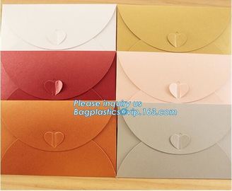 Matt black card paper envelope in A4 A5 B5 C5 C6 A3 size with custom logo printing color foil rose gold stamping silver supplier