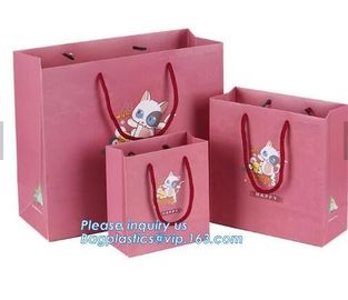 Luxury customized white paper shopping bag with handle,carrier bags,shopping bag with ribbon handle for gift packaging supplier