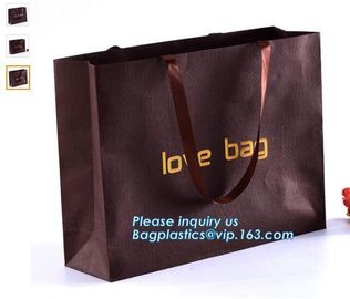 Luxury tea souvenir bag custom rope handle paper packaging bags for food,Personality And Fashion medium gift carrier pap supplier