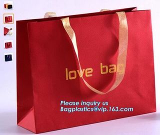 Luxury Carrier Bags,Custom pattern luxury printing carrier bag with handle,Gift Bags 8x4.75x10.5&amp;quot; - 25pcs Bag Dream supplier