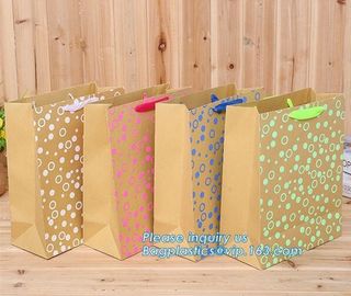 Custom Recycled Ladies Carrier kraft Paper Bag Shopping Bag for Clothes/Apparel/Gift,Art Paper Shopping Carrier Gift And supplier