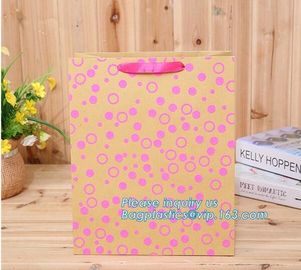 Custom Recycled Ladies Carrier kraft Paper Bag Shopping Bag for Clothes/Apparel/Gift,Art Paper Shopping Carrier Gift And supplier