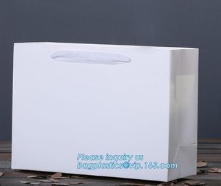 design luxury white custom brown craft recycle wine bottle carrier christmas packing bag gift shopping printed kraft pap supplier