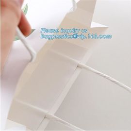 Luxury Rope Handle Carrier Bags,Laminated Paper Bags,Red high quality paper bag portable gift bags Oversized carrier bag supplier