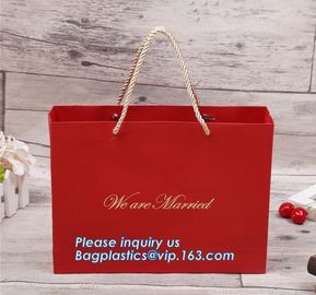 Brown Paper PACK New Luxury Shopping Paper Bag for Cloth,Fashion shopping bags Recyclable shopping Clear Plastic Carrie supplier