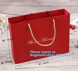Brown Paper PACK New Luxury Shopping Paper Bag for Cloth,Fashion shopping bags Recyclable shopping Clear Plastic Carrie supplier