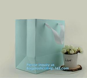 Retail Boutique Gift Carrier Packaging Custom Black Design Luxury Paper Shopping Bag With Logo paper carrier shopping ca supplier