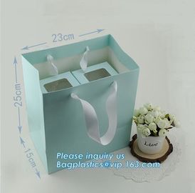 Retail Boutique Gift Carrier Packaging Custom Black Design Luxury Paper Shopping Bag With Logo paper carrier shopping ca supplier