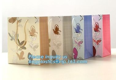 Retail Boutique Gift Carrier Packaging Custom Black Design Luxury Paper Shopping Bag With Logo paper carrier shopping ca supplier