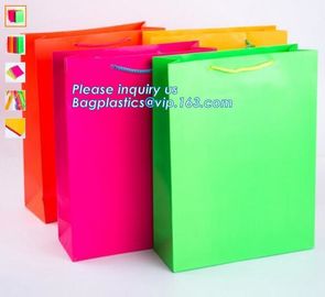 Recyclable High End Luxury Shopping Gift Carrier Packaging Custom Printing Black Retail Paper Bag,paper carrier bag gift supplier