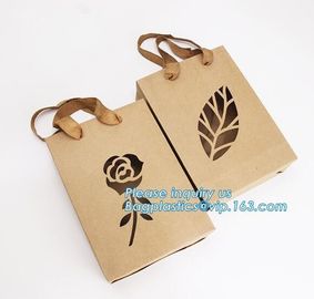 Recyclable High End Luxury Shopping Gift Carrier Packaging Custom Printing Black Retail Paper Bag,paper carrier bag gift supplier