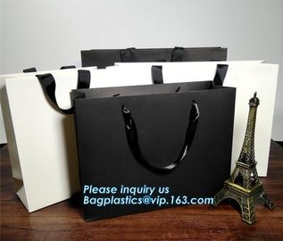 Luxury Custom Logo Printing Rope Handle Large Christmas Gift Shopping Paper Carrier Bags,printed gift carrier bags shopp supplier