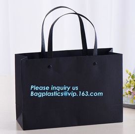 Luxury wedding paper gift candy carrier bag with ribbon handle,Eco-friendly custom printing luxury paper wine carrier ba supplier