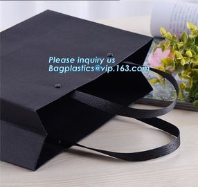 Luxury wedding paper gift candy carrier bag with ribbon handle,Eco-friendly custom printing luxury paper wine carrier ba supplier