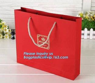 Luxury Recyclable Custom Personalized Design Glossy Tote Carrier Packaging Paper Bags For Gift, bagplastics. bagease pac supplier