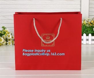 Luxury Recyclable Custom Personalized Design Glossy Tote Carrier Packaging Paper Bags For Gift, bagplastics. bagease pac supplier